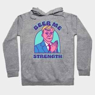 Beer Me Strength - Sad Businessman Hoodie